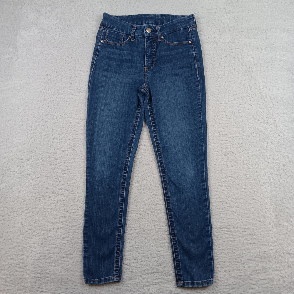 Seven7 Jeans Skinny Women 10 Montreal Dark Wash High Rise Stretch MY1975DE